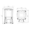 BluFeeder - Solar-powered Fish Feeder Pond - 6L Reservoir